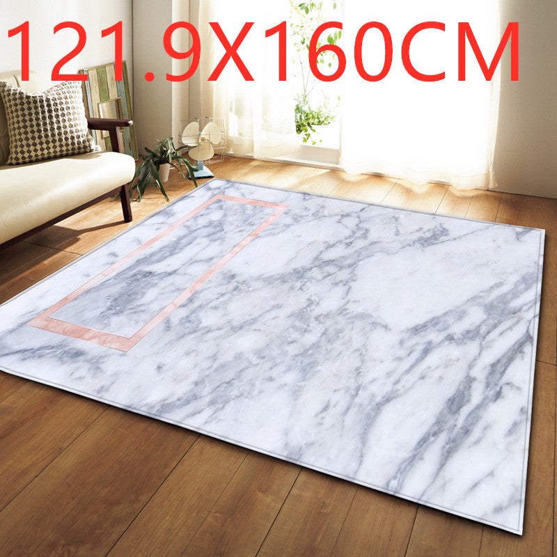 Marble Pattern Carpet Rug – Luxury Living Room & Bedroom Area Rug Home Decor