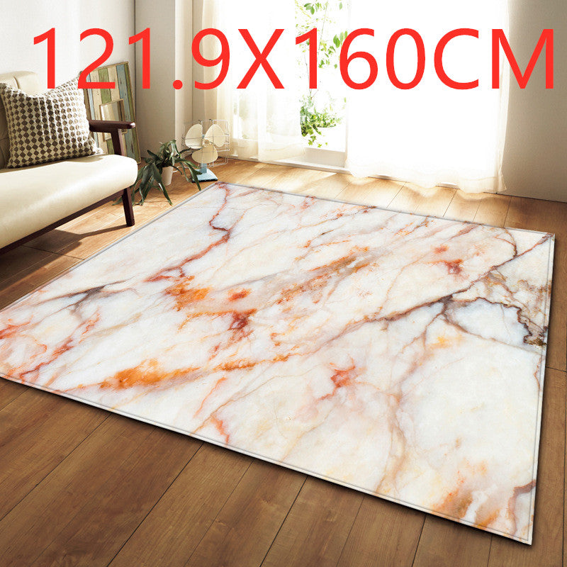 Marble Pattern Carpet Rug – Luxury Living Room & Bedroom Area Rug Home Decor