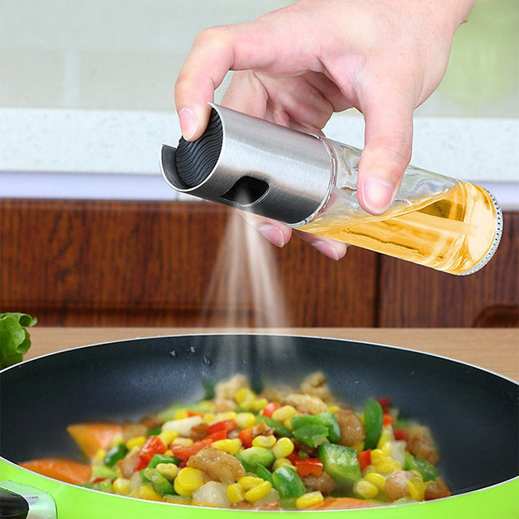 Oil Spray Bottle – Healthy Cooking Oil Sprayer for Kitchen & BBQ