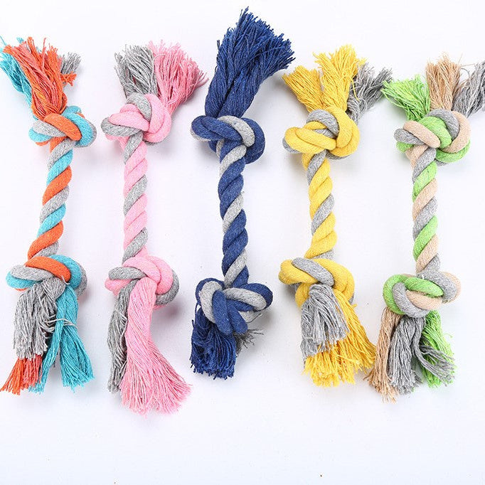 Interactive Tug Rope Dog Toy – Durable Chew Toy | Teeth Cleaning Cotton Rope Pet Toy