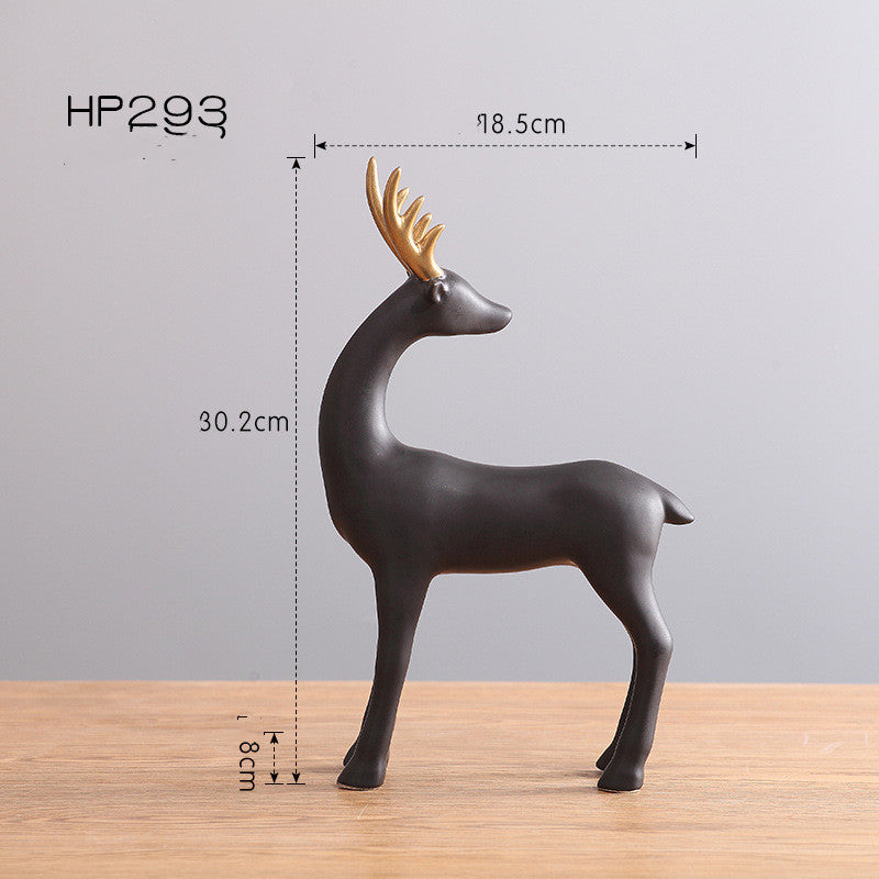 Scandinavian Nordic Elk Decor – Modern Home Decoration Accessory for Interior Styling