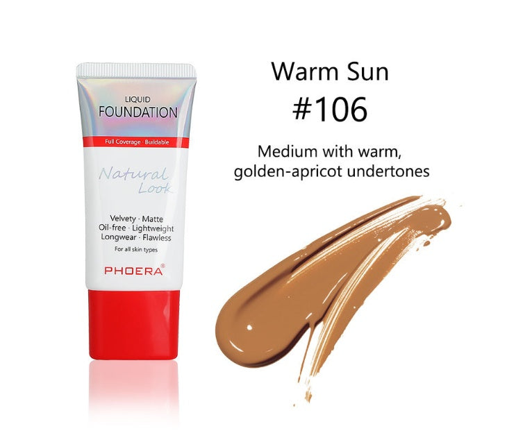 Silky Matte Foundation – Lightweight Full Coverage for Smooth, Poreless Skin