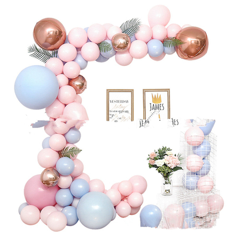 Pastel Macaron Balloon Garland – Rose Gold Balloon Kit for Wedding, Birthday & Party Decoration