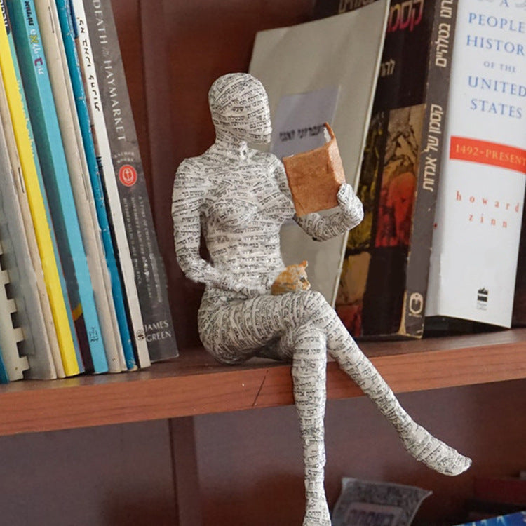 Reading Woman Statue – Graceful Art for Thoughtful Spaces
