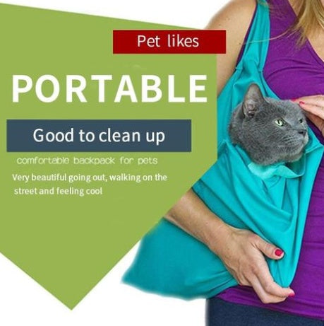 Breathable Pet Cat Sling Carrier – Outdoor Travel Shoulder Bag for Cats & Puppies