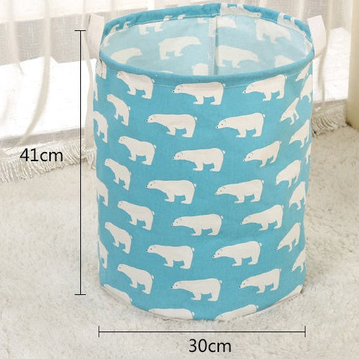 Foldable Laundry Hamper Basket – Storage Bin for Clothes, Toys & Home
