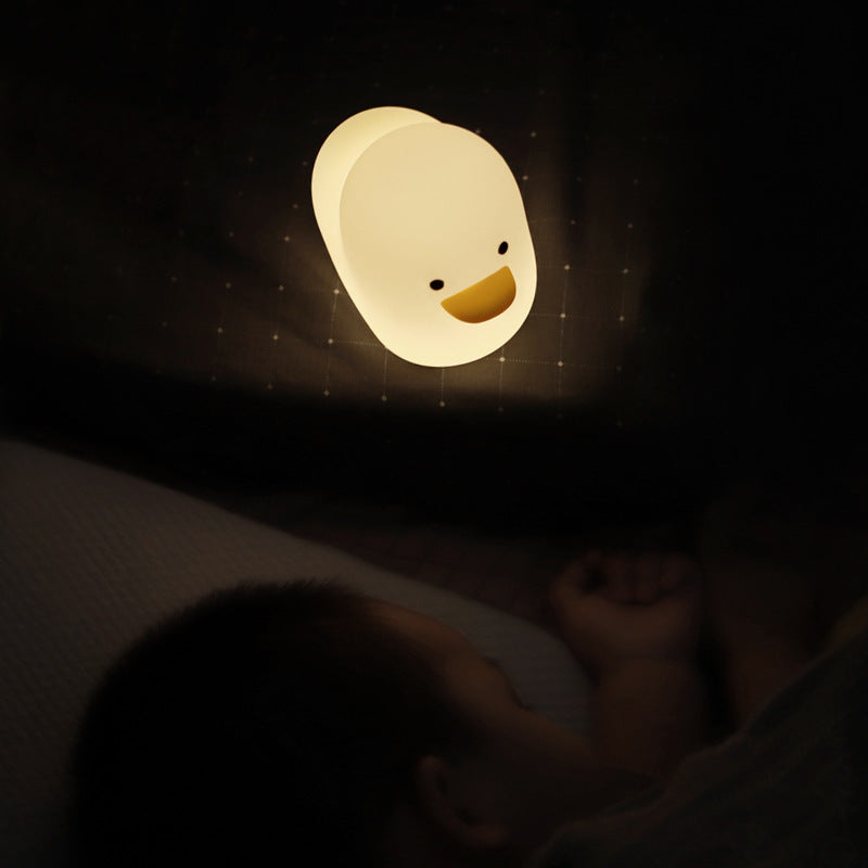 Silicone Duck Night Light – Cute LED Lamp for  Bedroom, Bedside & Cozy Room Decor