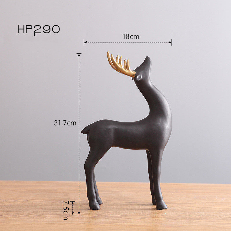 Scandinavian Nordic Elk Decor – Modern Home Decoration Accessory for Interior Styling