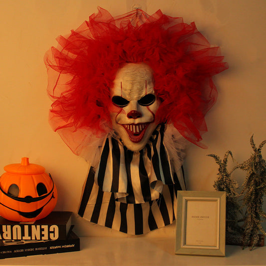 Haunted Clown Door Wreath – Chills at First Glance