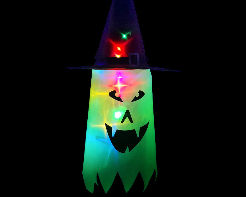 Halloween Ghost String Lights Lantern Decoration – Spooky Cloth Art LED