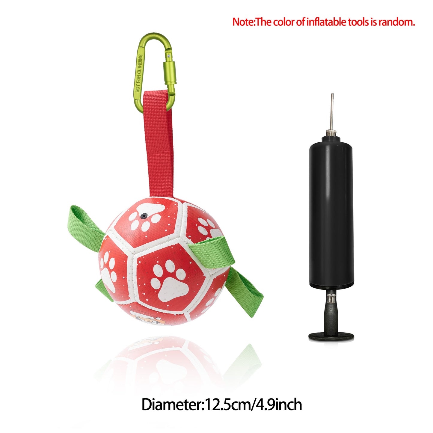 Interactive Dog Fetch Ball – Tough Soccer Toy for Training, Exercise & Outdoor Fun