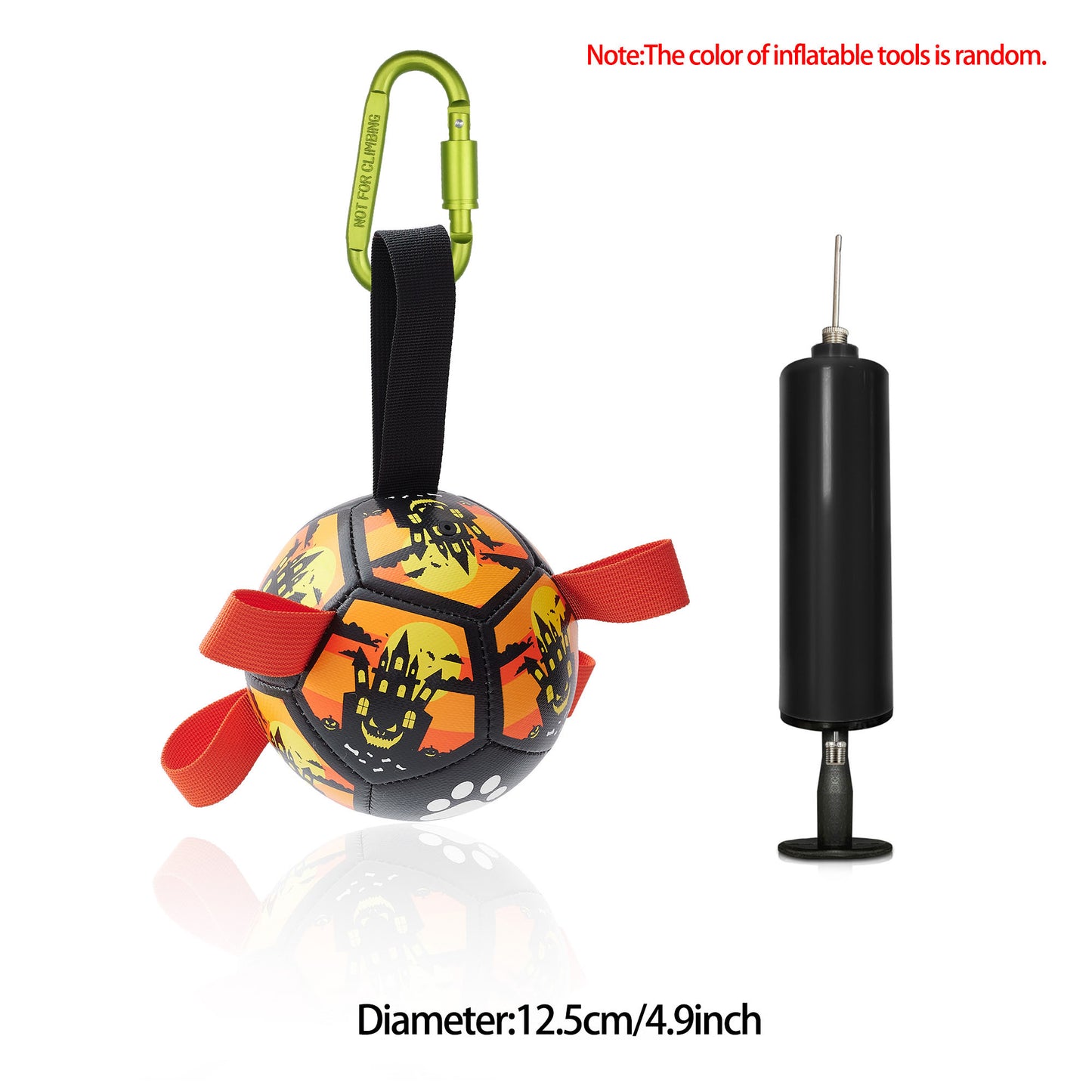 Interactive Dog Fetch Ball – Tough Soccer Toy for Training, Exercise & Outdoor Fun