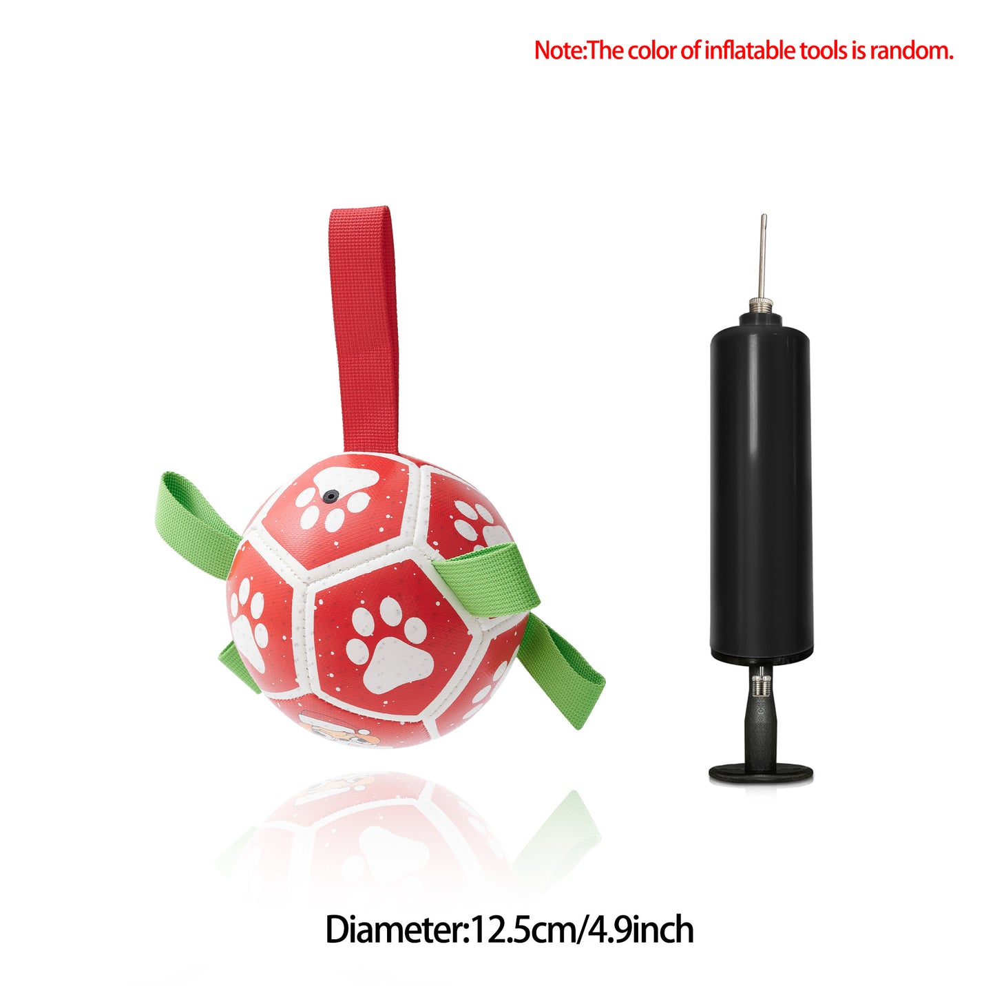 Interactive Dog Fetch Ball – Tough Soccer Toy for Training, Exercise & Outdoor Fun
