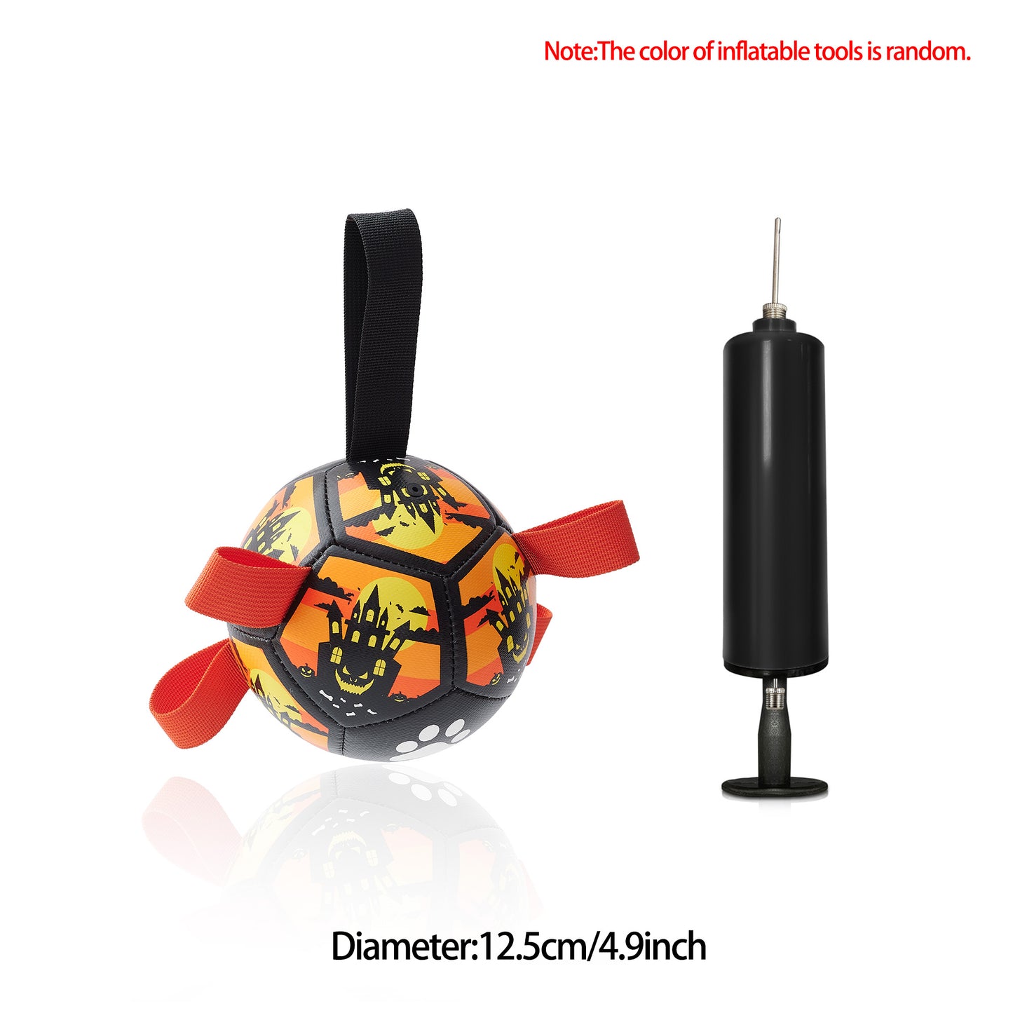 Interactive Dog Fetch Ball – Tough Soccer Toy for Training, Exercise & Outdoor Fun