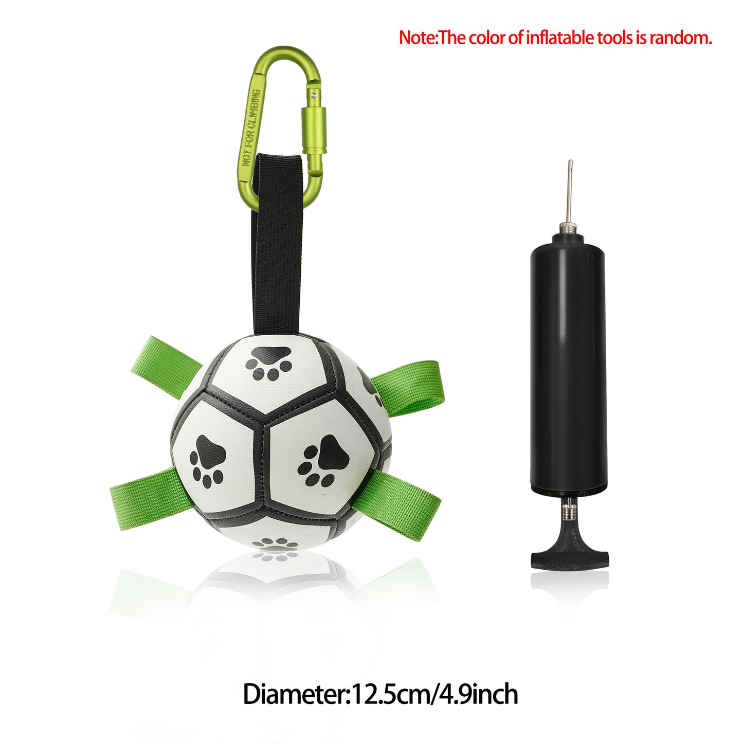 Interactive Dog Fetch Ball – Tough Soccer Toy for Training, Exercise & Outdoor Fun