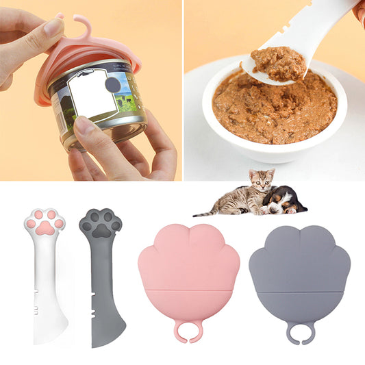 Multifunction Pet Feeding Scoop – Wet Dry Food Spoon for Cats & Dogs