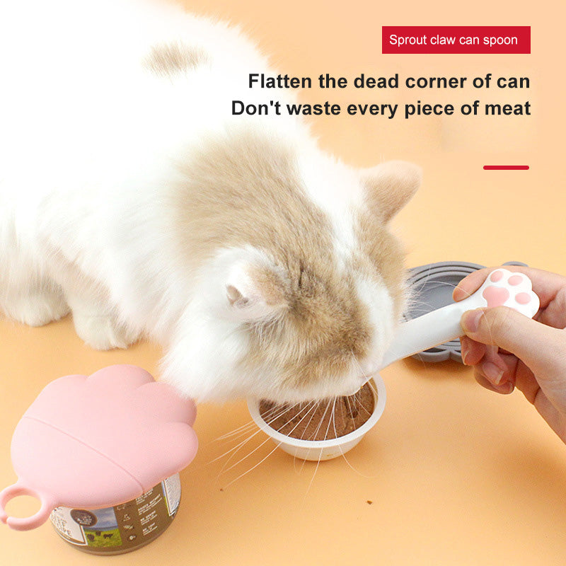 Multifunction Pet Feeding Scoop – Wet Dry Food Spoon for Cats & Dogs