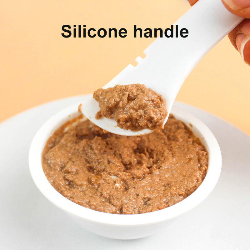 Multifunction Pet Feeding Scoop – Wet Dry Food Spoon for Cats & Dogs
