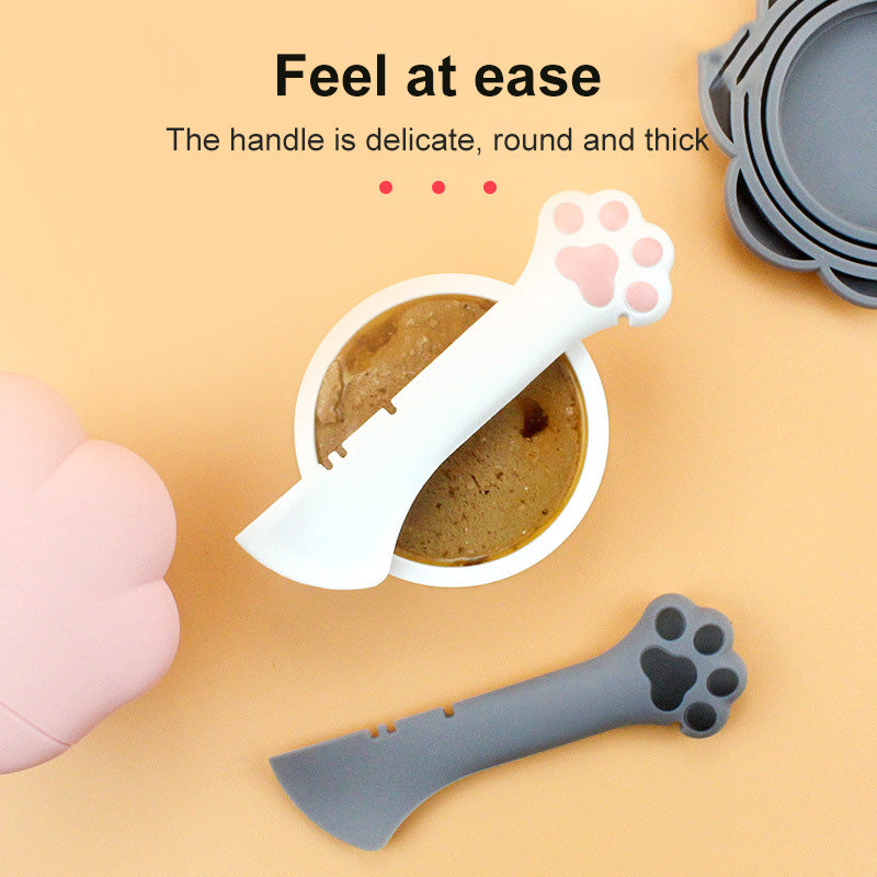 Multifunction Pet Feeding Scoop – Wet Dry Food Spoon for Cats & Dogs