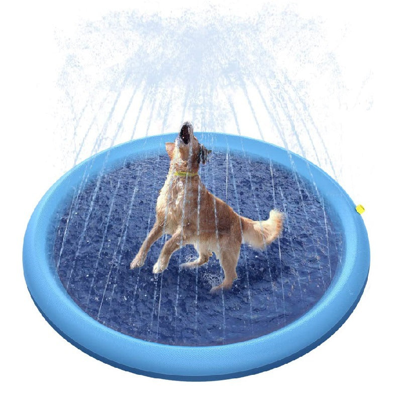 Non-Slip Splash Pad for Kids & Pets – Backyard Water Play Mat