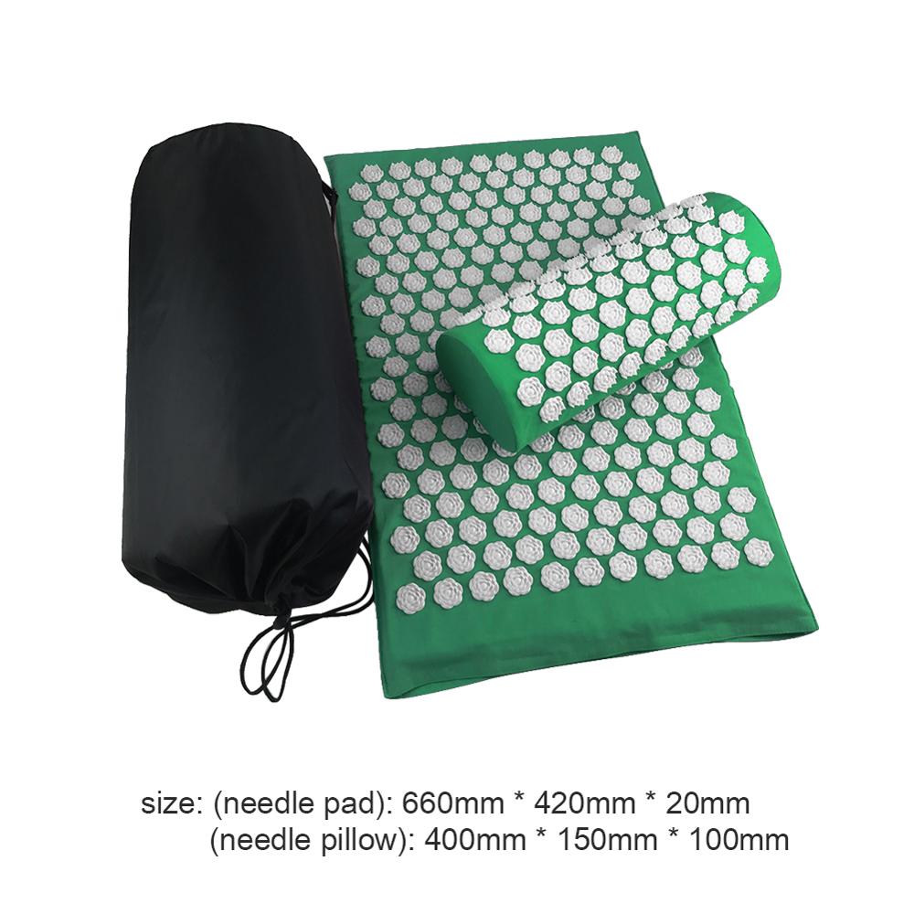 Acupressure Mat & Pillow Set – Pain Relief Massage Mat