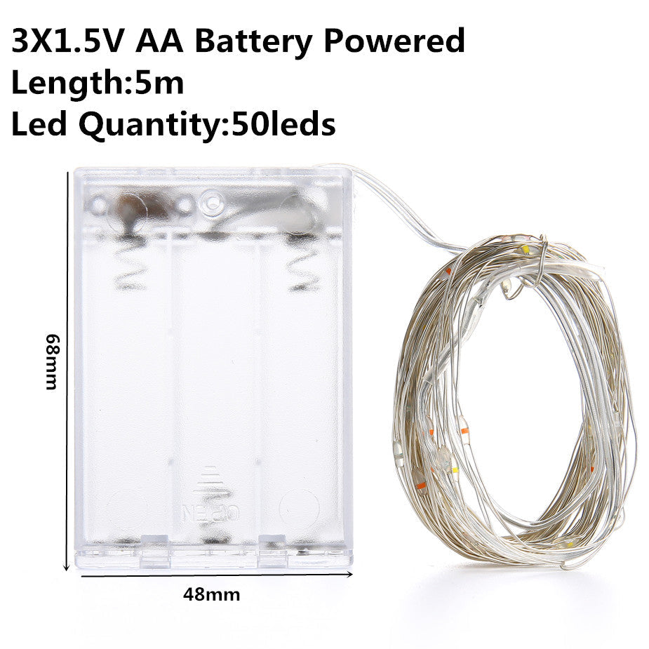 Flexible LED String Lights – Fairy Lights for Wedding, Party & Cozy Room Lighting