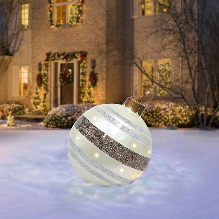 Large Christmas Decoration Balls for Festive Outdoor Displays