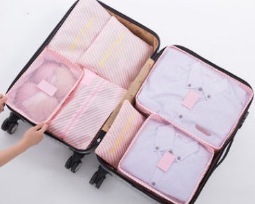 Travel Packing Cubes Set – Waterproof Nylon Organizer Bag for Trips