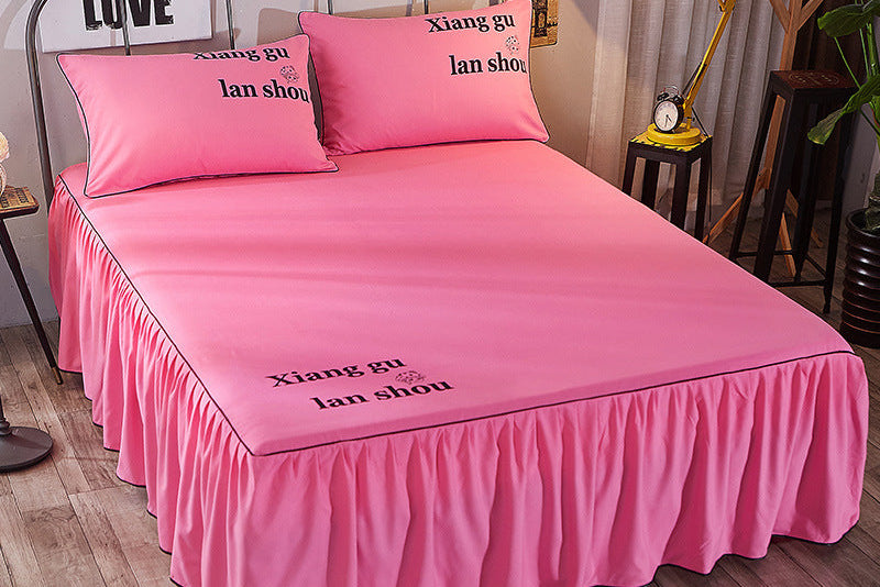 Soft Brushed Beauty Bed Cover – Spa Bed Skirt for Massage Table, Facial & Salon Setup
