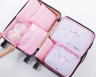 Travel Packing Cubes Set – Waterproof Nylon Organizer Bag for Trips