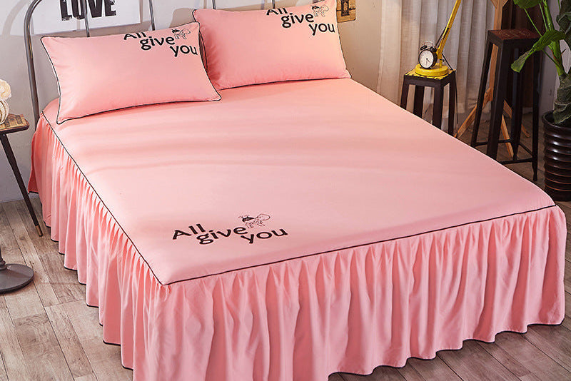 Soft Brushed Beauty Bed Cover – Spa Bed Skirt for Massage Table, Facial & Salon Setup