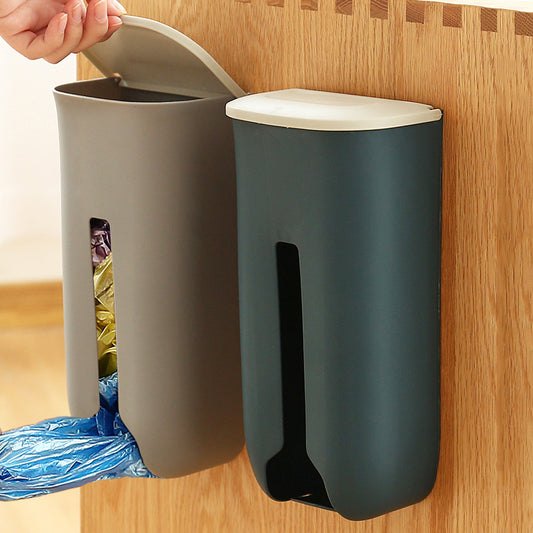 Wall Mounted Removable Kitchen Organizer Box – Plastic Bag Storage Solution
