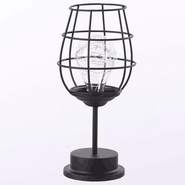 Minimalist Hollow Table Lamp – Stylish LED Night Light for Bedroom
