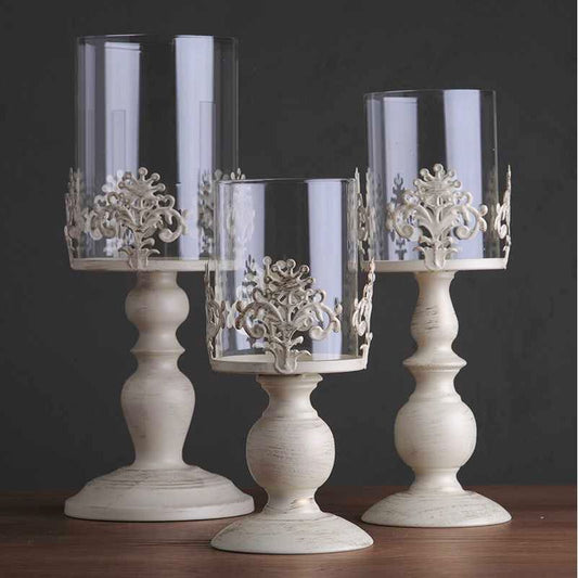 Decorative Metal Cube Candle Holder Stand – Modern Home & Event Table Centerpiece Decor