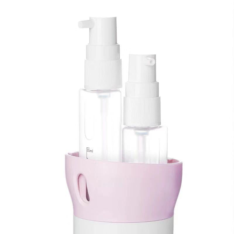 4-in-1 Travel Bottles Organizer – Leakproof Portable Toiletry Containers for Travel Essentials
