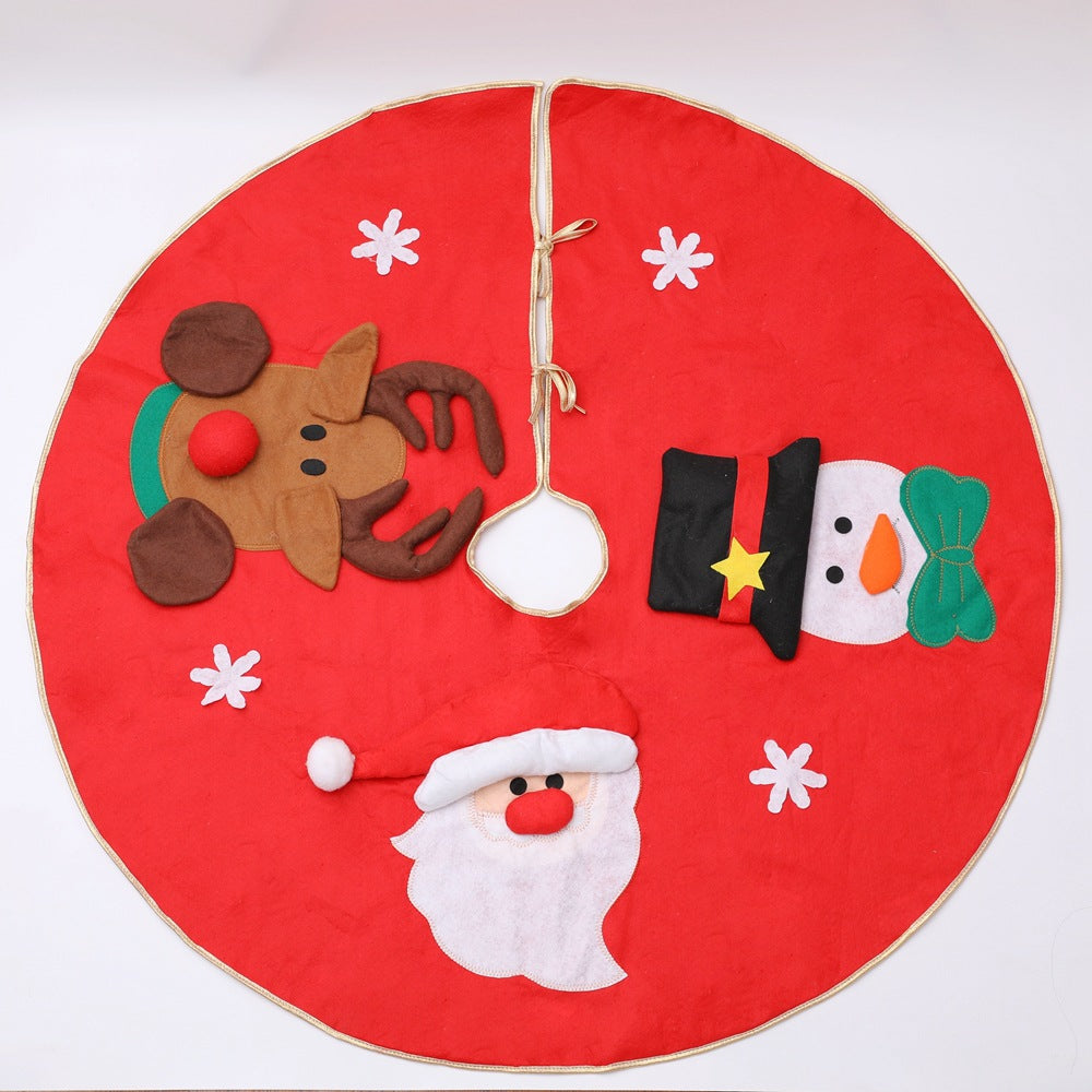 Christmas Tree Skirt Decoration – Festive Xmas Tree Base Cover for Holiday Home Decor