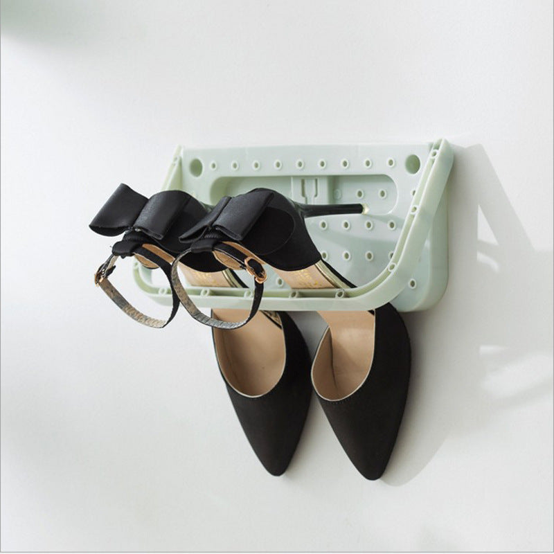 Wall Mounted Shoe Organizer – Storage Rack for Slippers, Heels & Sneakers