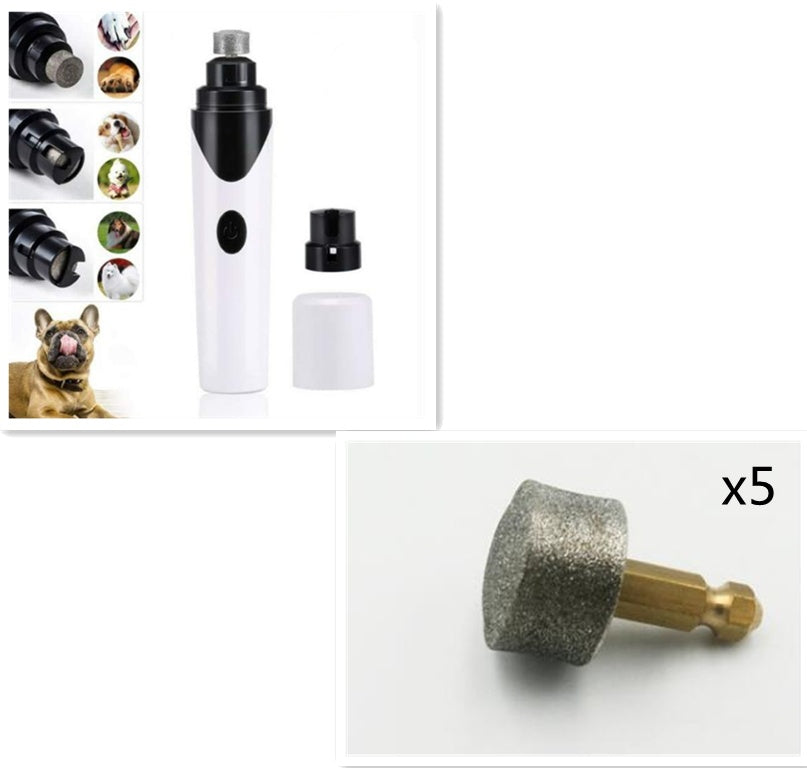 Electric Pet Nail Grinder for Dogs & Cats – Quiet, Safe & Painless Nail Trimmer Tool