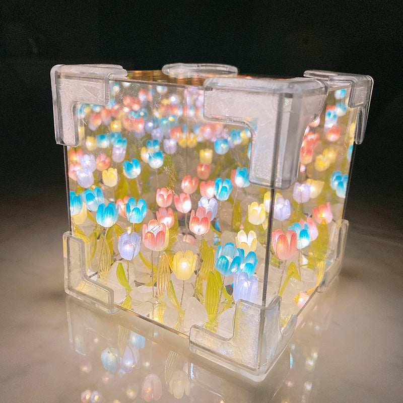 Handmade Tulip Lamp for Love, Relaxation, and Ambience