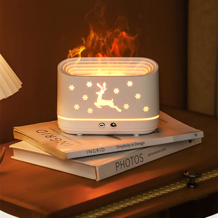 Holiday Elk Diffuser Lamp – Breathe Easy, Feel Cozy