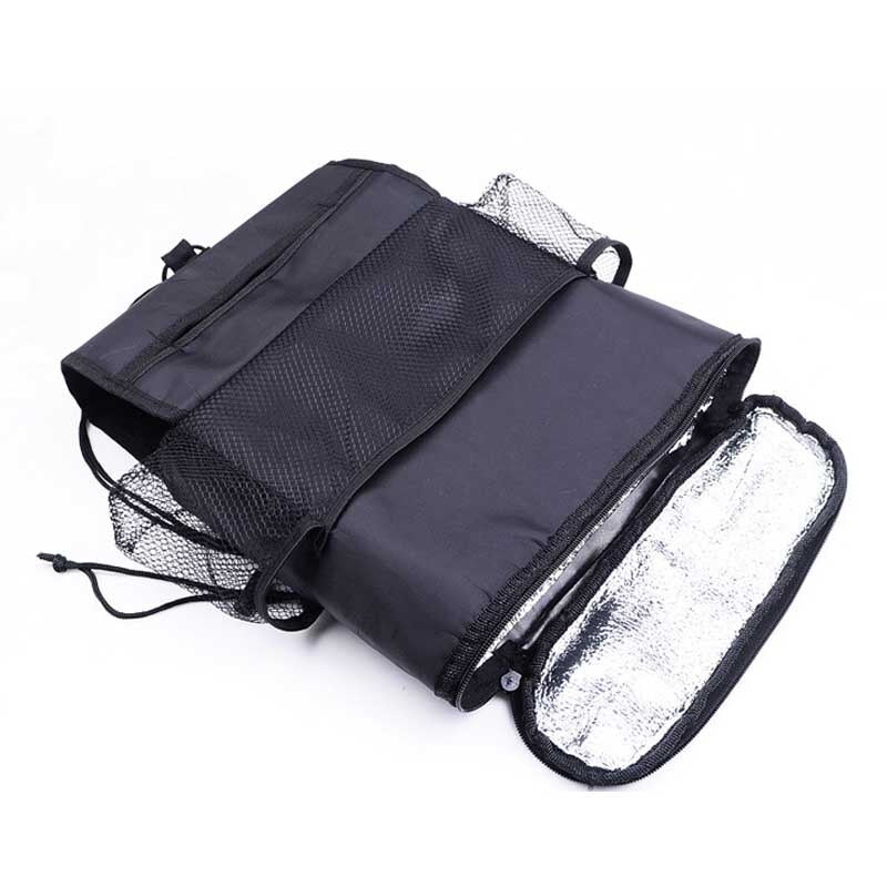 Car Seat Storage Organizer with Cooler Bag – Thermal Multifunction Car Organizer for Travel