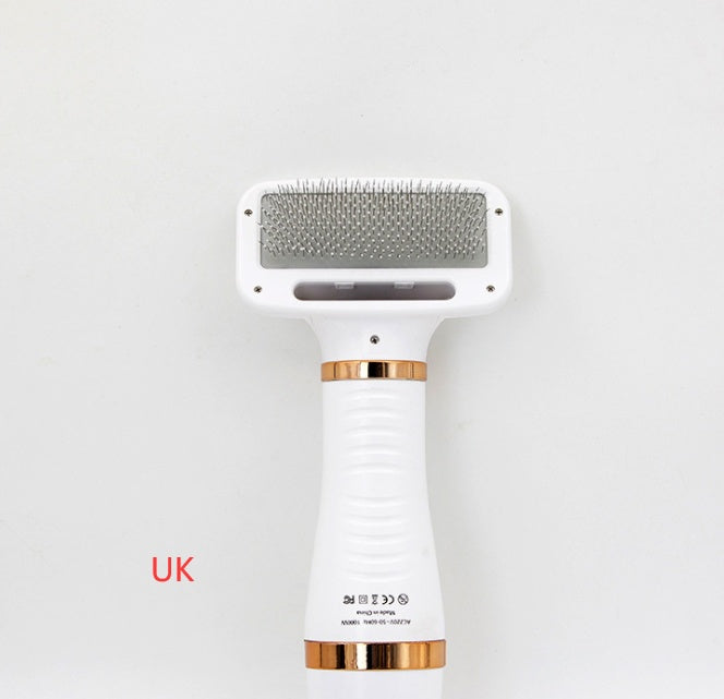 2-in-1 Pet Grooming Dryer Brush Dog Cat Hair Dryer Comb Fast Drying Tool