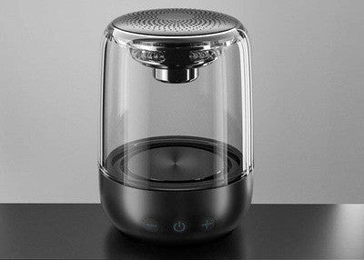 Portable Bluetooth Speaker Bass Boost – LED Light Wireless Music Speaker with FM Radio
