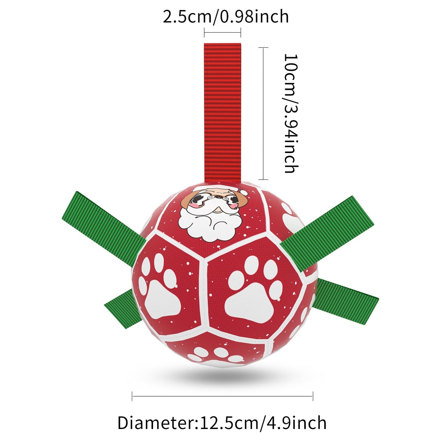 Interactive Dog Fetch Ball – Tough Soccer Toy for Training, Exercise & Outdoor Fun
