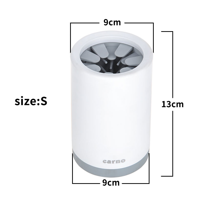 Portable Dog Paw Cleaner Cup – Soft Silicone Pet Paw Washer Mud Remover