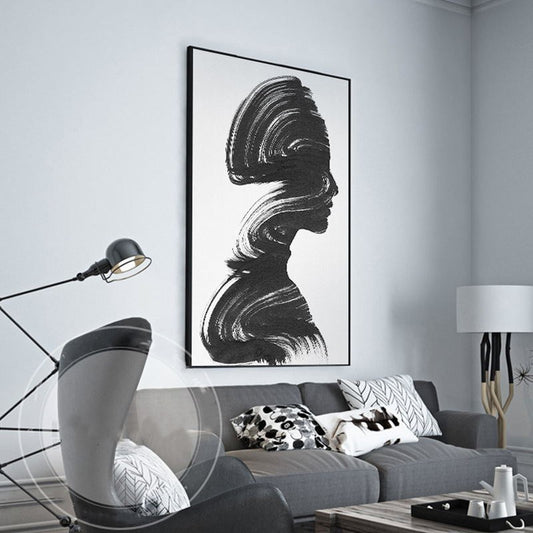 Elegant Home Decor Canvas Art – Modern Living Room Wall Painting