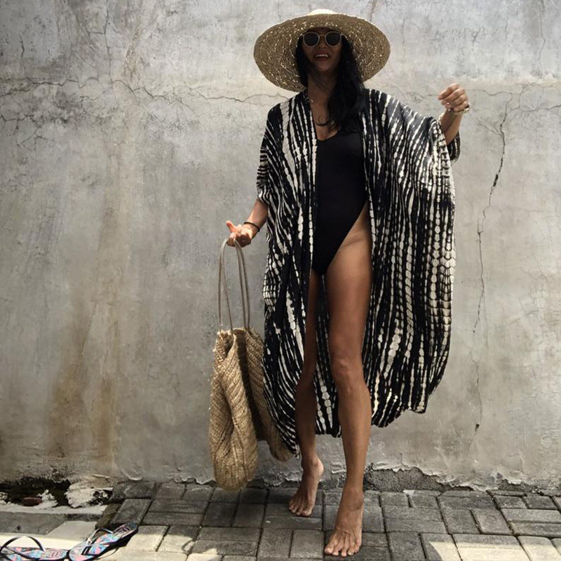Summer Beach Kimono – Plus Size Sexy Bikini Cover-Up