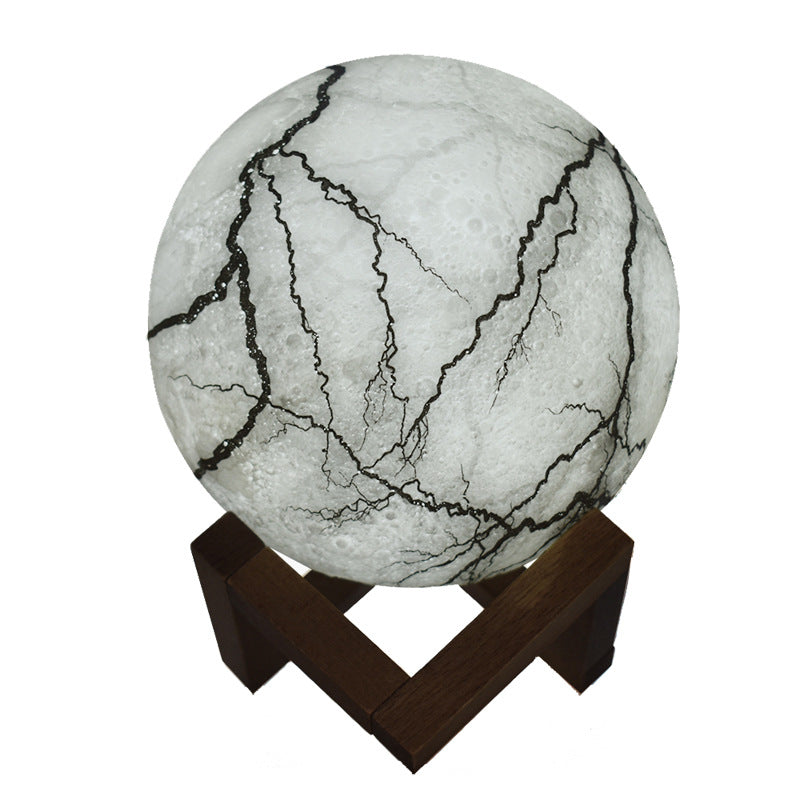 Moon Light LED Night Lamp 3D – Painted Lunar Ambient Light for Bedroom & Cozy Home Decor