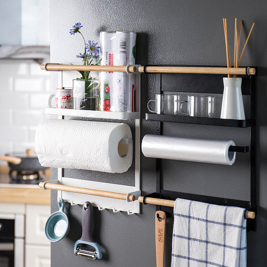 Fridge Magnetic Storage Organizer – Space Saving Rack for Kitchen & Home Use
