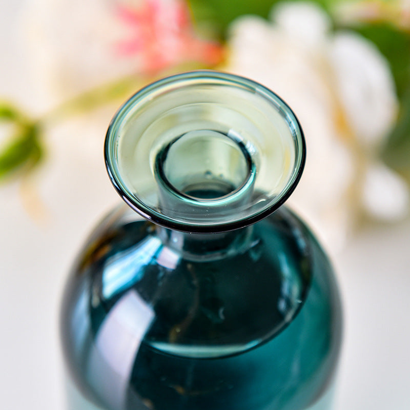 Chic Stained Glass Vase – Decorative Table & Living Space Accent